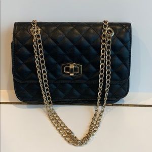 Quilted chain purse